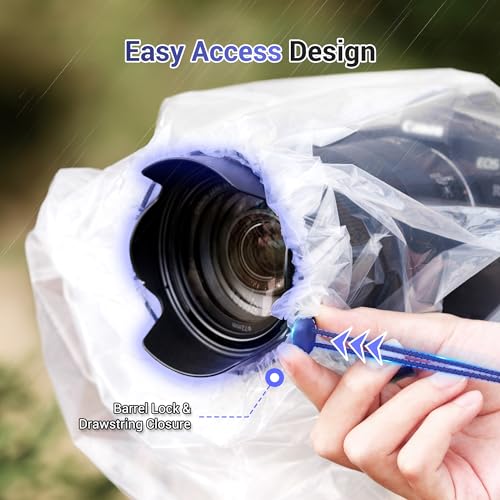 Image of 2Pack Clear Stabilizer Rain Cover,Gimbal Stabilizer for Camera fits RS4 Pro RS4 RS 3 Mini Pro,RSC 2,RS 2,Ronin-SC S, Weebill 3S,Crane M2S & More Below 16.3x8.6x7.7