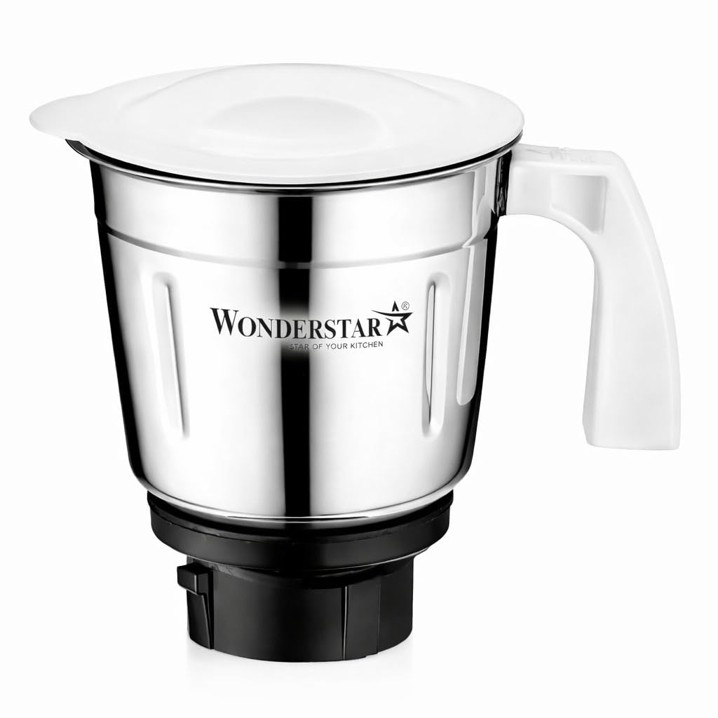 WONDER STAR preeti mixer grinder compatible dry jar 1000ml ||Suitale for preethi mixer grinder popular,zodiac, blue leaf,eco chef, chef pro&many more||4 teeth high grade nylon coupler-image-46