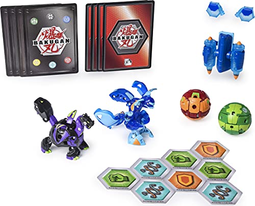 Bakugan Baku-Gear 4-Pack, Batrix Ultra With Baku-Gear And Ramparian Ultra, Collectible Action Figures #TOP1