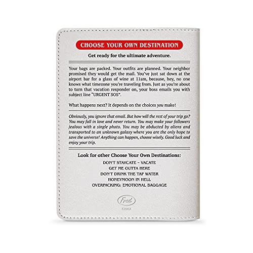Genuine Fred Wander Ware Passport Wallet, Choose Your Own Destination4