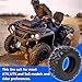 Garvee Set of 2 Garvee ATV Trail Tires 25x10-12/6PR Knobby Sport Tires, Tubeless, AT25x10-12-6PR TL KNIGHT