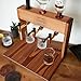Personalized Wooden Liquor Dispenser Stand with Custom Tap – Handcrafted Alcohol Pourer for Whiskey, Vodka, Rum – Multi Bottle Rustic Bar Station – Gift for Men, Dad, Boyfriend – Home Bar Essential