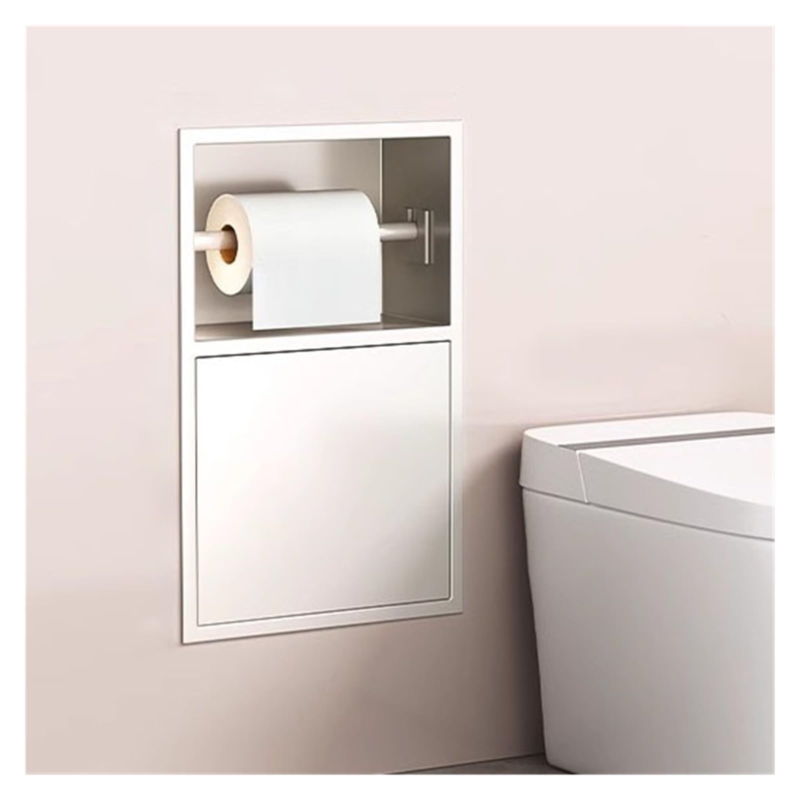 Stainless Steel Shower Niche - Recessed Bathroom Organizer Shelf Built-in Alcove Storage for Kitchen Living Room Bedroom -
