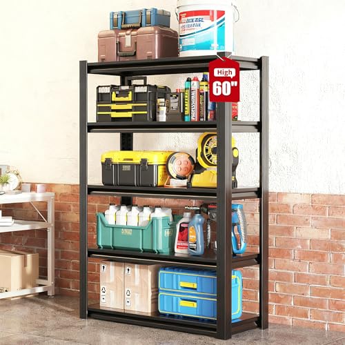 Heavy Duty Metal Garage Shelving Unit (5 Tiers)