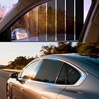 JHCHAN Tönungsfolie Auto 75cm x 3m 35% VLT - Scheibentönungsfolie Sonnenschutzfolie selbstklebend, UV & IR Schutz, Gegen Hitze und Blendung, Kratzfeste Sichtschutzfolie für Auto, Van, LKW, Hausfenster