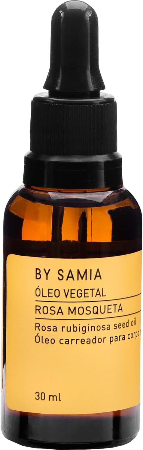 Óleo Vegetal Rosa Mosqueta By Samia 30ml Multicor — Melhor para pele sensível e seca