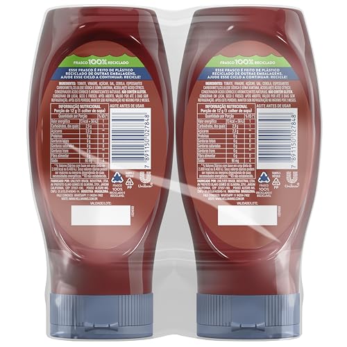 Pack Ketchup Hellmann's Squeeze 2 Unidades 380g