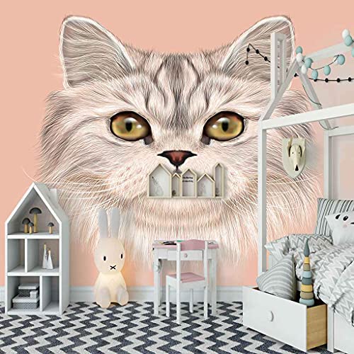 Affiche murale géante chaton pour masquer un mur vide ou abîmé