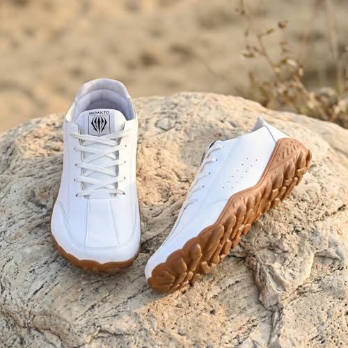 Image of Impakto Outwork Men's Barefoot Shoes | Wide Toe Box Lightweight Shoes for Trainning, Running on Soft Ground & Workout | Minimalist Zero-Drop for Natural Movement | Anti-Skid & Flexible Rubber Sole