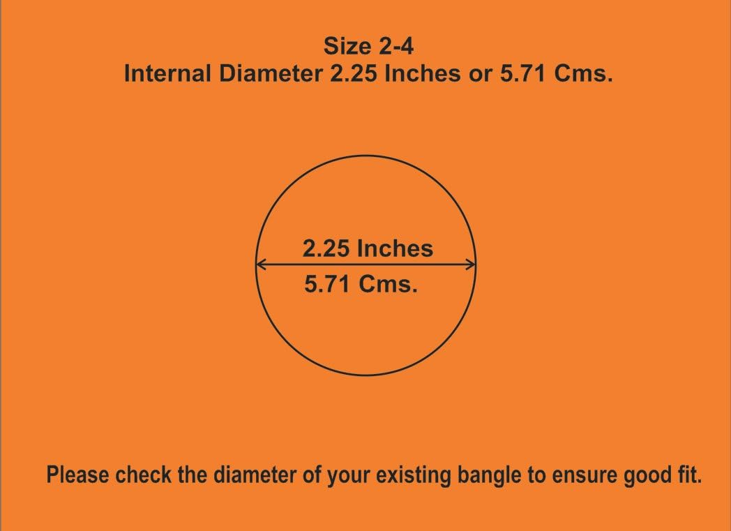 Touchstone Indian bangles for women bollywood desi jewelry chunky texture alloy metal stones small size bangle bracelets chudiyan set bridal wedding guest outfit accessories. - Image 4