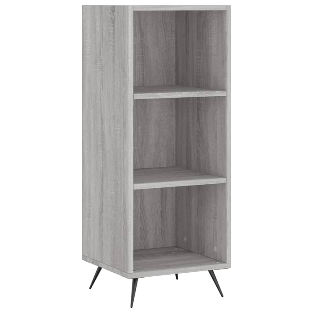 Credenze Cucina 34,5x32,5x90 cm Grigio Sonoma Legno Multistrato Moderna Buffet Struttura Robusta Armadietto Versatile Mobile Laterale Sala da Pranzo Piano Robusto e Stabile per Piante