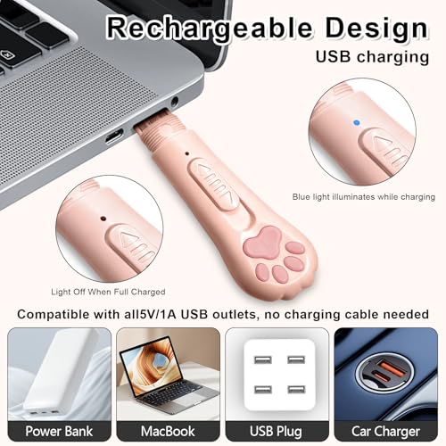 Jouet interactif portable pour chat Walfront anti-ennui avec 5 modes réglables - 7