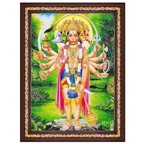Hanuman Panchmukhi tableau Vastu pour purifier l'ambiance de votre entrée