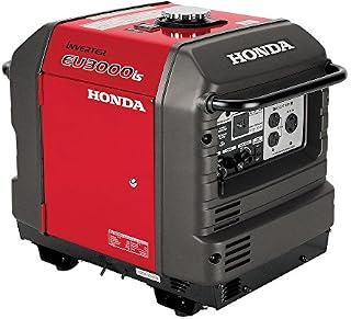 Honda Super Quiet Gasoline Portable Generator with Inverter (EU3000IS1A 3000Watt Electric Start Inverter)