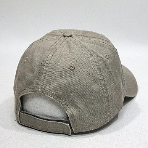 Image of Classic Washed Cotton Baseball Cap - Vintage Adjustable Dad Hat, Curved Bill for Men Women, Outdoor Everyday Wear