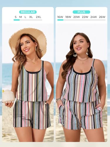 Summer Mae Plus Size Swim Romper Women One Piece Swimsuit Blouson Bathing Suit with Pockets 2025 Modest Swimwear4