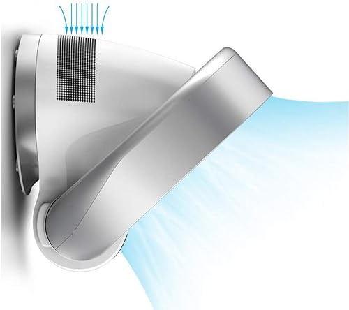 Miniatura 5 de YUYI Ventilador oscilante oscilante sin aspas, ultra silencioso para pisoescritoriopared multiplicador de aire con control remoto y temporizador