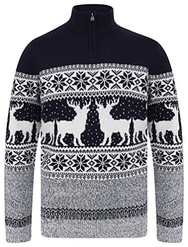 Image of Gullfoss Christmas Jumper in Ink– Merry Christmas - XL