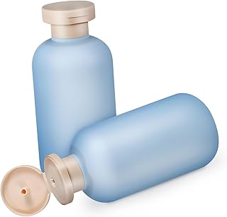 فوميز. 2 قطعة من زجاجات ادوات الزينة، حاويات بحجم مناسب للسفر، زجاجات شامبو وبلسم للسفر، زجاجات بحجم مناسب للسفر، زجاجات لوشن قابلة لاعادة الملء، زجاجات سائل بلاستيكية