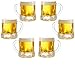 Circleware Roadhouse Mini Mason Beer Mug Heavy Base Glasses, Set of 6, Fun Party Entertainment Beverage Drinking Glassware Tumbler Whiskey Coffee Espresso Liquor Jello Shots Cups, 1.7 oz