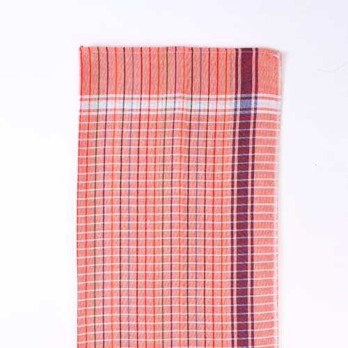 Image of YATTA Thorthu Kerala Towel Cotton Bath Towel Set of 4 | Gamcha for Men