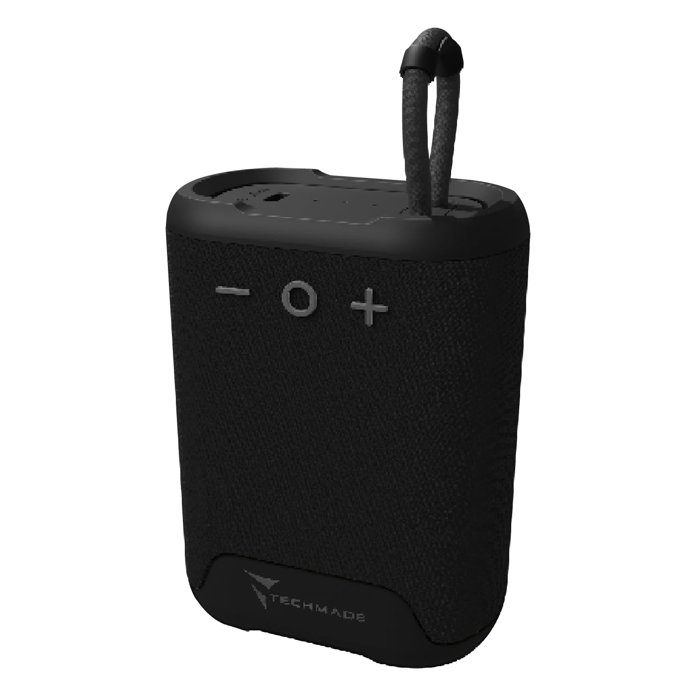 TECHMADE Speaker Bluetooth Portatile, Cassa Altoparlante Wireless con Design Compatto| Distanza operativa 10metri|Connessione senza filo e vivavoce (nero)