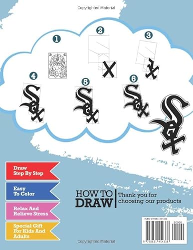 image for Majosta Let's Draw MLB Logo: Drawing Logos With Easy-To-Follow Guide F