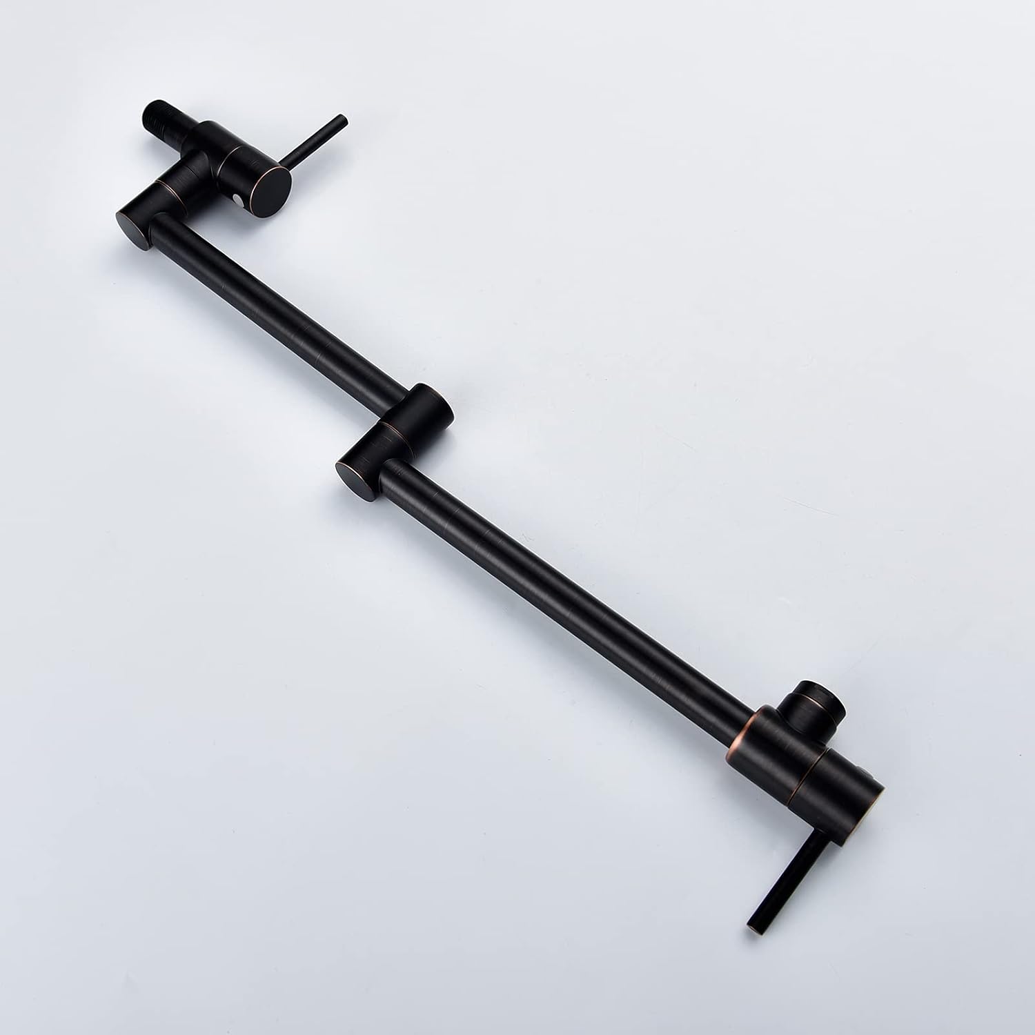 Pot Filler Brass Cold Water Faucet Wall Mount Commercial Kitchen Sink taps Folding Stretchable Double Joint Swing arms Single Hole Two Handles,orb,Orb-A,Orb-A