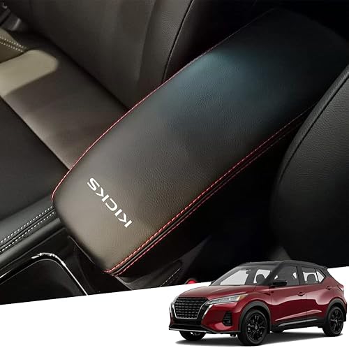 Miniatura 98 de Great-luck Leather Center Console Cover Armrest Pad,Protector Armrest Box Cover Accessories Keep Your Armrest in a More Comfortable Feeling(black