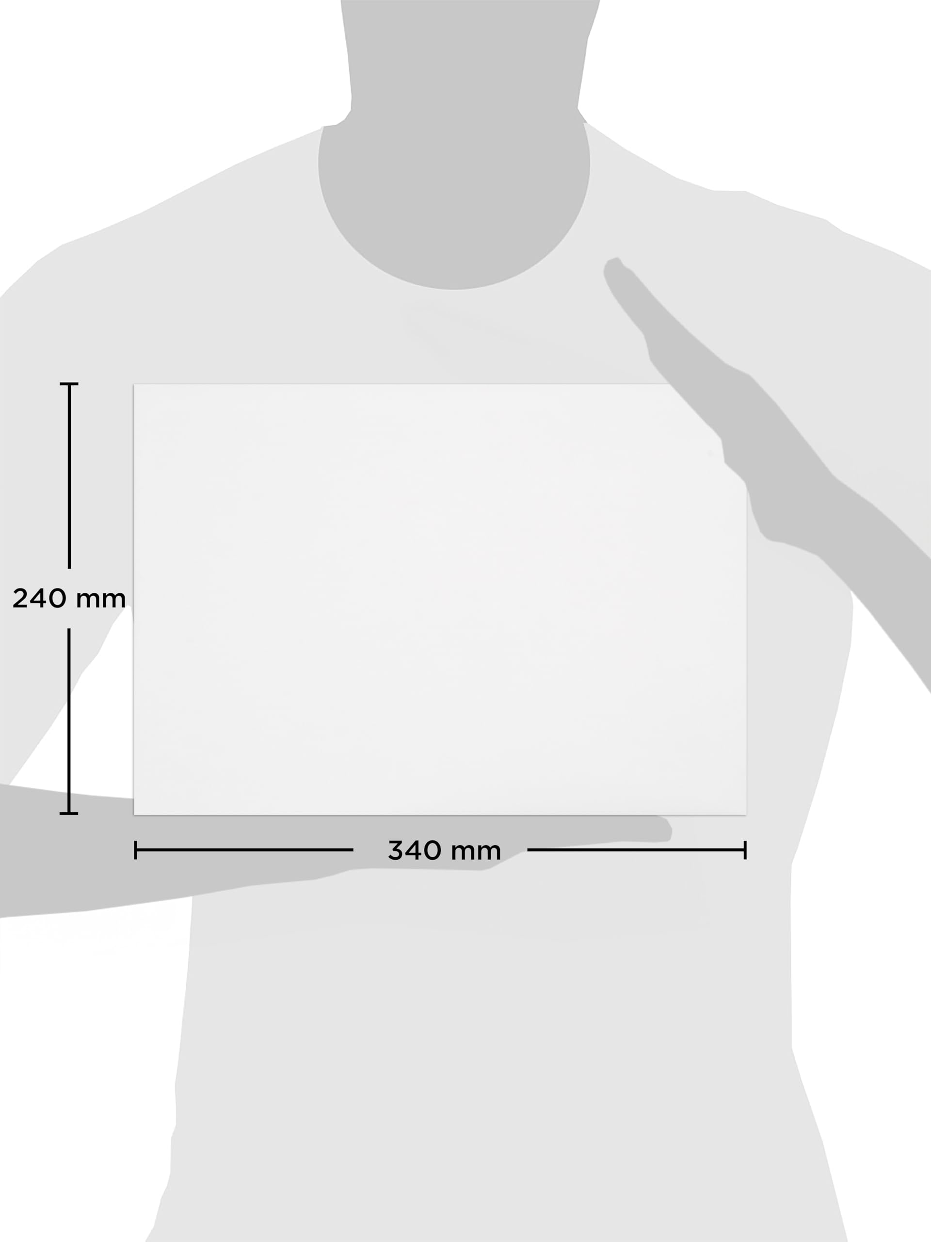 Blake Purely Everyday 340 x 240 mm 120 g/m² Enveloppes Pochettes Bande Adhésive (31060) Ultra Blanc Tissé - Boîte de 250