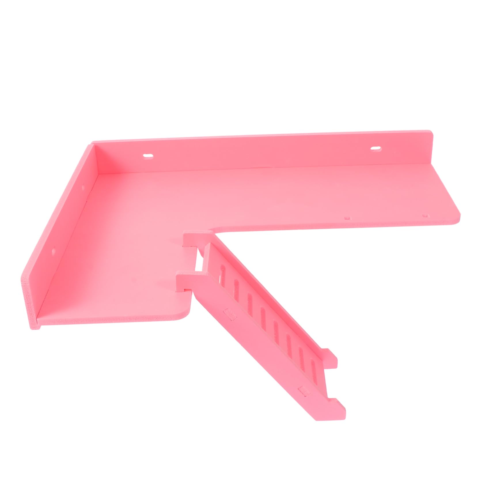 DOITOOL Hamster Cage Ladder L-Shaped Platform Wooden-Composite Standing Board for Hamster, Prevents Cage Chewing and Relieves Stress, for Work out Playing