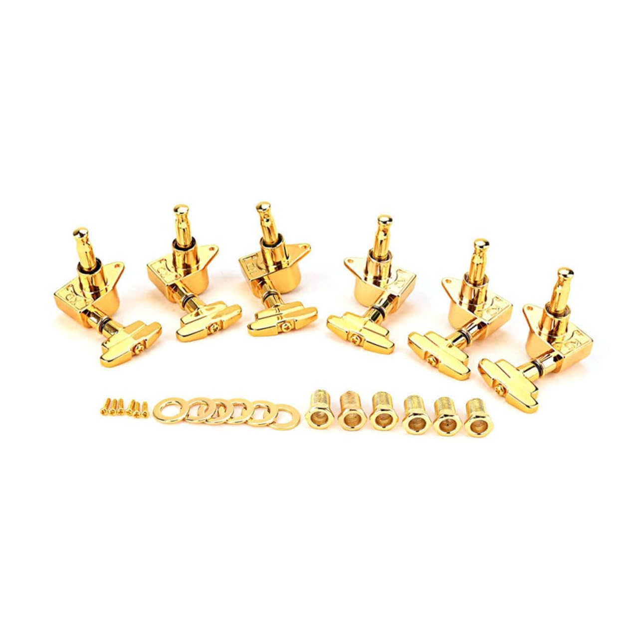 Sosoport 1Set Guitar Tuning Peg Machine Head for Acoustic Electric Guitars Easy Installation Durable Performance Replacement for Musicians