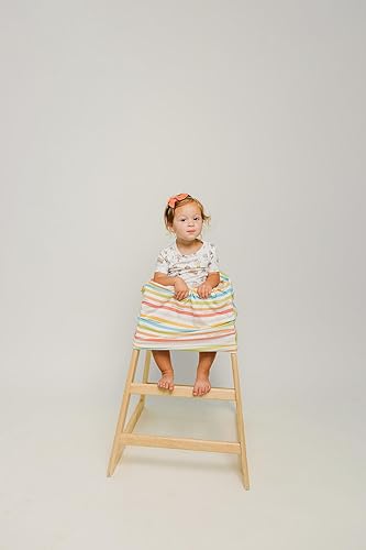 Miniatura 2 de Copper Pearl Funda para asiento de automóvil para bebé, cubierta de lactancia y cubierta de lactancia elástica 5 en 1, regalo "CoComelon Stripe",