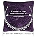Resonant Energies 8.5 Inch Square Eggplant Purple Crushed Velvet Tiara & Crown Display Pillow Stand, 'Bean Bag' Support, TPV61X