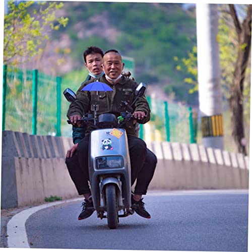 BESTOYARD 4 Pçs Guarda-Chuva Celular Artesanal Suporte Ao Ar Livre Arte Pequeno Carro Sol Sombreamen