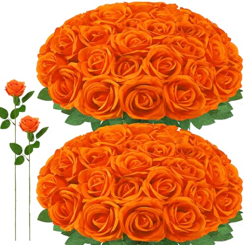 Ovveroche 72 Pcs Artificial Roses