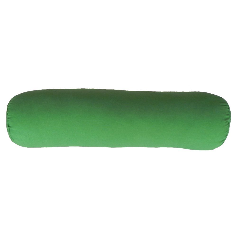(Green) - Yoga Meditation Back Bolster/Cushion Lumbar Support Firm Pillow Restorative