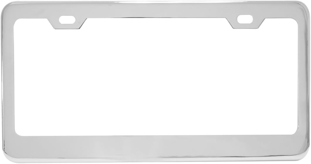 GG Grand General 60454 Superior License Plate Frame (Grade #304 Stainless Steel 2 Holes)