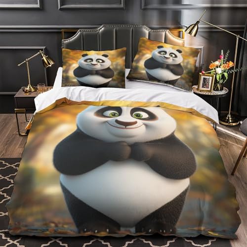 Drap de couette panda mignon pour transformer votre chambre en cocon de douceur - 2