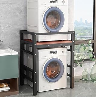 Kit apilable de 2 Niveles para lavadoras y secadoras de Alta Resistencia, Capacidad de Carga de 350 kg, Ideal para baños...