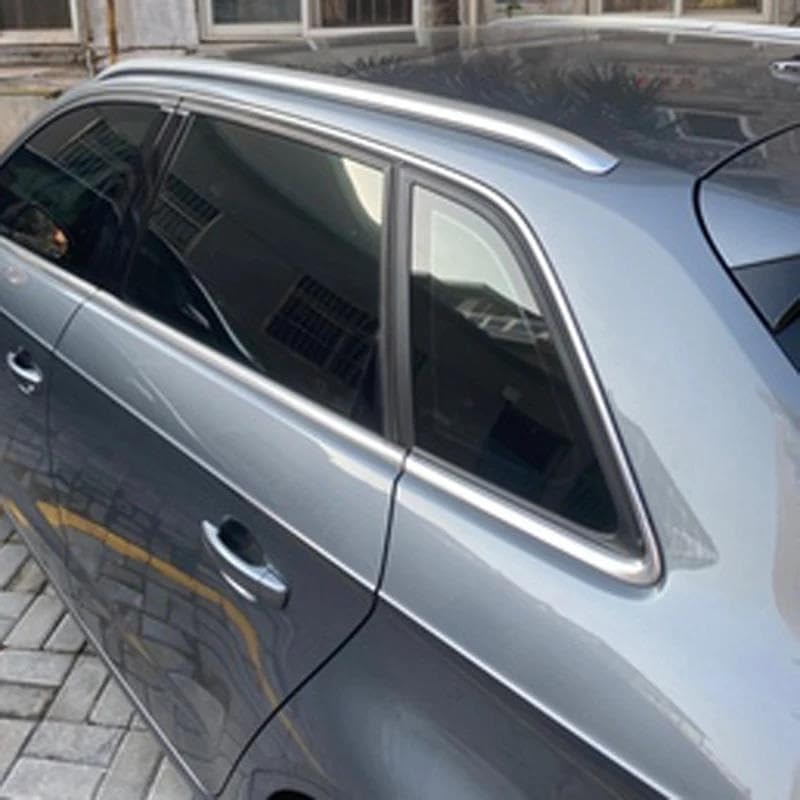 Baca de coche para Audi A3 S3 8V Sportback barras de techo plateadas decorativas 4