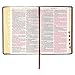 KJV Holy Bible, Giant Print Full-size Faux Leather Red Letter Edition - Thumb Index & Ribbon Marker, King James Version, Dark Brown (KJV Full Size GP Editions)