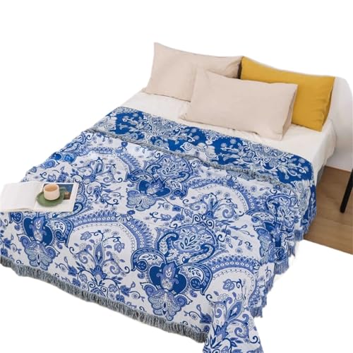 Couverture de lit en gaze de coton rose contre la chaleur - 2