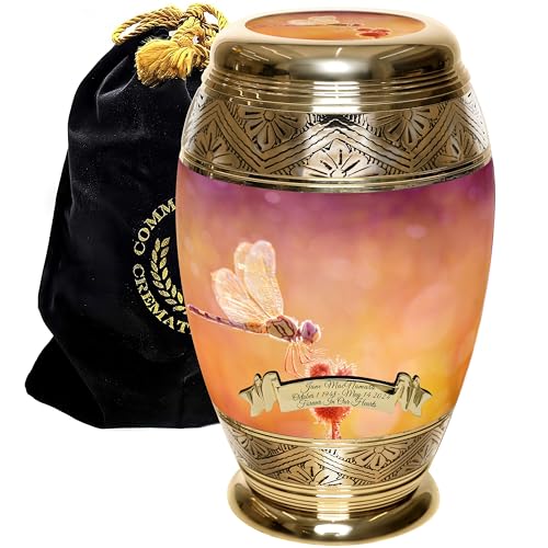 Image of Dragonfly Cremation Urns for Human Ashes Adult Female Urns for Ashes
