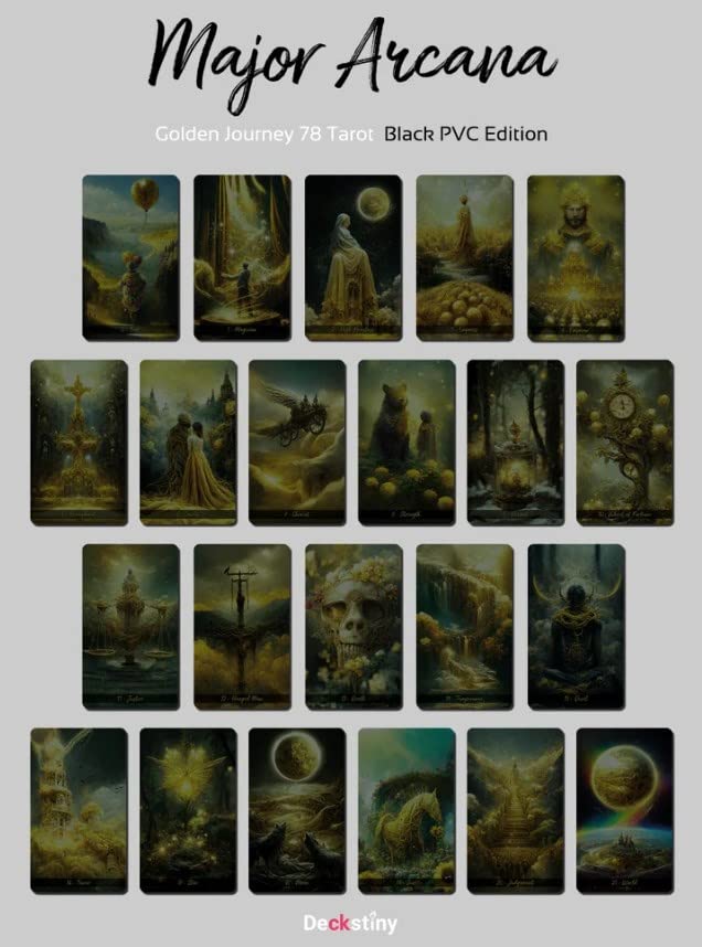 Amazon | Kancharo タロットカード 81 枚 タロット占い【ゴールデン