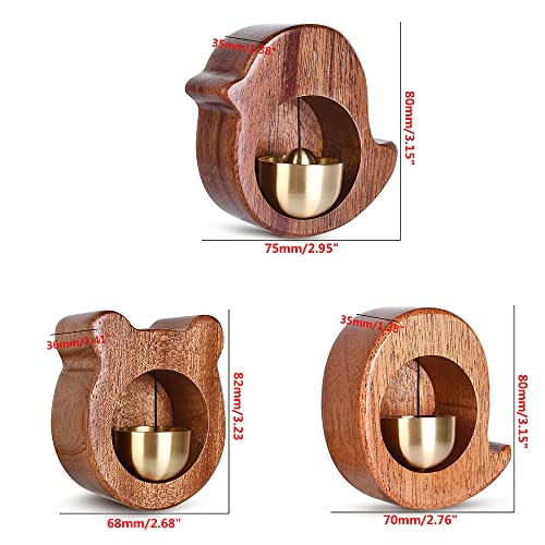 Campainha para abertura de porta, ímãs decorativos de geladeira, design magnético anexado, campainha