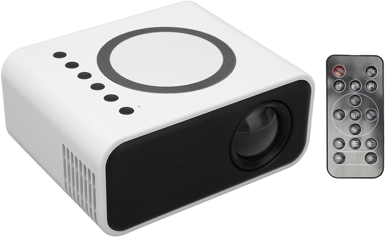 Elevea 𝟏𝟓 𝐘𝐞𝐚𝐫𝐬 𝐆𝐮𝐚𝐫𝐚𝐧𝐭𝐞𝐞, Mini Micro LED Projector – 5s Boot, 100 Inch Portable Screen Support, Same Screen for Phone, TV, Laptop – Outdoor Camping Projector-image-8