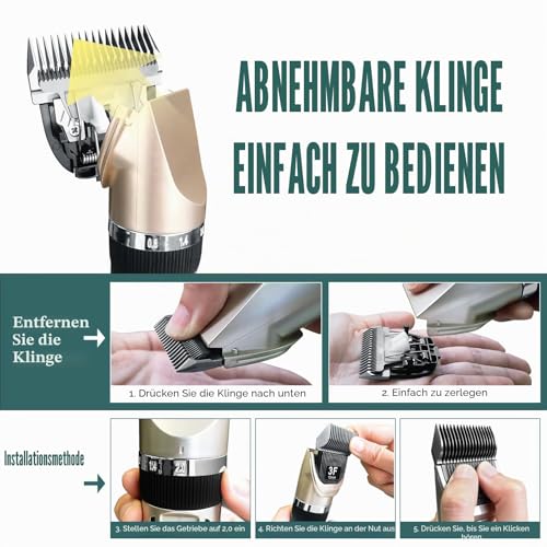 YAZIYIR Ersatzklingen aus Edelstahl für Hunde, kompatibel mit Onei**ll-Haarschneidemaschine und Saugtrimmer, Größe 30 (0,5 mm/1/50 Zoll), 1 Stück