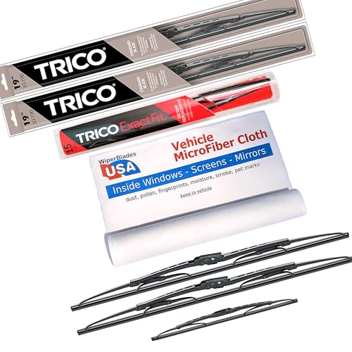 WiperBladesUSA Wiper Set compatible with Chevrolet Tracker 2001 (Set of 3) w/Rear Wiper Wiper Blades