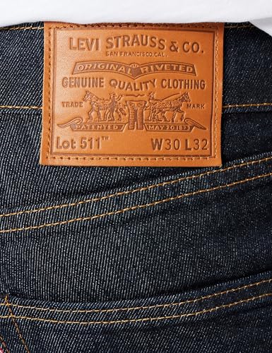 Image of Levi's Mens 511 Slim-Fit Jeans Blue Size 34 Length 34 (Us)